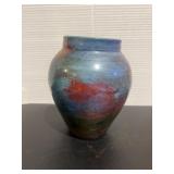 Vintage Art Pottery Vase Artist Signed