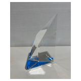 Vintage Art Glass Sculpture Paperweight Signed