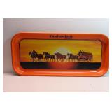 Vintage Metal Budweiser Beer Tray