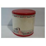 Vintage Large Metal Canister w/ Lid