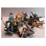 Estate Lot of Vintage Plastic Army Men Toys