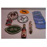 Lot of Vintage Patches & Bottle Opener
