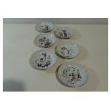 Vintage Plates by Naaman 6 PCS