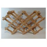 Wood Wine Rack Holds 10 Bottles