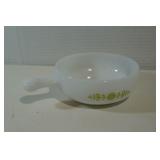 Vintage Glassbake Milk Glass Soup Bowl