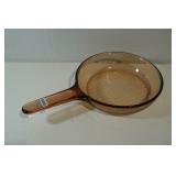 Vintage Corning Visionware Brown Glass Frying pan