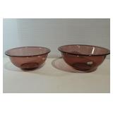 Vintage Pyrex Bowl #323 (1.5L) & 325 (2L) 2 PCS
