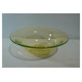 Vintage Green Glass Bowl