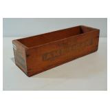 Vintage Wooden Melt-O-Bit American Cheese Box