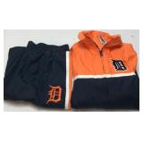 DETROIT TIGERS JOGGING SUIT MAJESTIC SZ 14/16