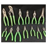 (13) SNAP ON ASSORTED PLIERS