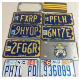 VINTAGE MOTORCYCLE TAGS
