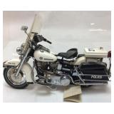 FRANKLIN MINT HARLEY POLICE BIKE MODEL