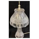 VTG. CLEAR CUT CRYSTAL GLASS BOUDOIR PARLOR