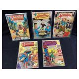 (5) DC COMICS SUPER GIRL & SUPER BOY #383, #374,