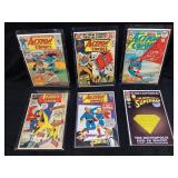 (6) 12c-25c DC COMICS ACTION COMICS SUPERMAN