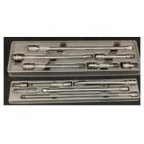 (2) SNAP ON 3/8 DRIVE EXTENSION SET & 1/4 DRIVE