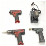 (3) SNAP ON TORCH400, CORDLESS DRILL DRIVER,