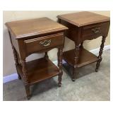 PAIR OF THOMASVILLE FURNITURE END TABLES