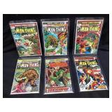 (6) MARVEL COMICS MAN-THING #2, #3, #4, #7, #9 &
