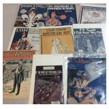 VTG MILITARY SHEET MUSIC ART