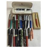 ASSORTED PENS, SHEAFFER, PARKER, WEAREVER,