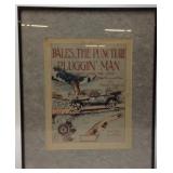 VINTAGE SHEET MUSIC FRAMED BALES THE PLUGGIN MAN