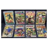 (8) DC ENEMY ACE & OUR ARMY AT WAR COMICS, ENEMY