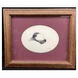 SIGNED 1983 SHERRIE RUSSELL DUCK DRAWING
