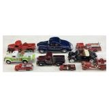 (9) ASSORTED MODEL & TOY CARS/TRUCKS