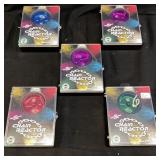 (5) MACHINED ALUMINUM CHAIN REACTOR YO-YOs, NEW
