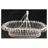 LARGE ANTIQUE WIRE BASKET