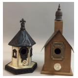 PAIR OF BIRDHOUSES