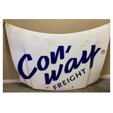RACE USED CON-WAY FREIGHT ADVERTISED RACE CAR HOOD