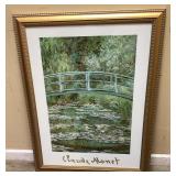 CLAUDE MONET FRAMED PRINT