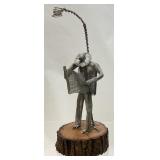 VTG. WIRE ART MESH SCULPTURE, 13