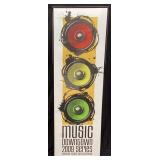 WINSTON-SALEM MUSIC DOWNTOWN 2009 SERIES POSTER