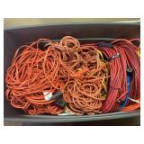 LARGE TOTE OF EXTENSION CORDS