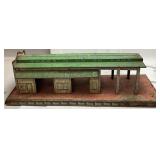 VTG. MARX TIN LITHO FREIGHT TERMINAL TRAIN STATION
