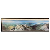 LUZERN/SCHWEIZ FRAMED LANDSCAPE PICTURE