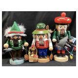 (3) STEINBACH GERMAN WOOD NUTCRACKERS