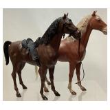 (2) VTG. MARX TOY HORSES