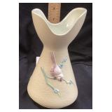 1957 HULL POTTERY SERENADE YELLOW VASE