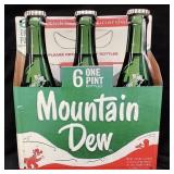 MOUNTAIN DEW 6 PACK BOTTLES TIN SIGN, 10