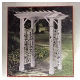LIVING HOMES HARDWOOD WHITE ARBOR