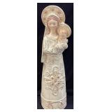 MADONNA & CHILD DECORATIVE SCULPTURE, 13