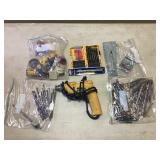 DEWALT DRILL W/RIVET GUN & DRILL BIT SETS