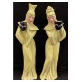 CERAMIC CRAFTS STUDIO PAIR OF COMEDY & TRAGEDY