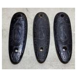 (3) BROWNING FN AUTOMATIC SHOTGUN BUTT PLATES