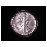 Silver Eagle Dollar 1986